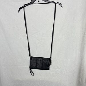 Stone Mountain Black Textured Crossbody Bag